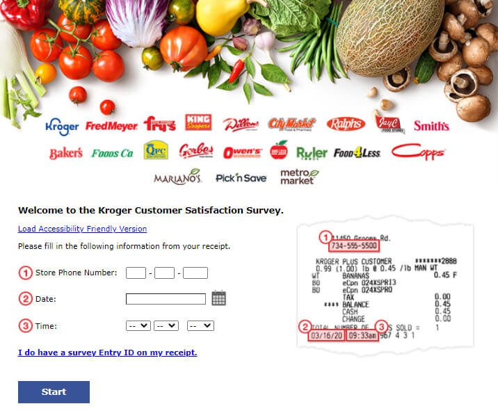 Steps to Take KrogerStoresFeedback Survey