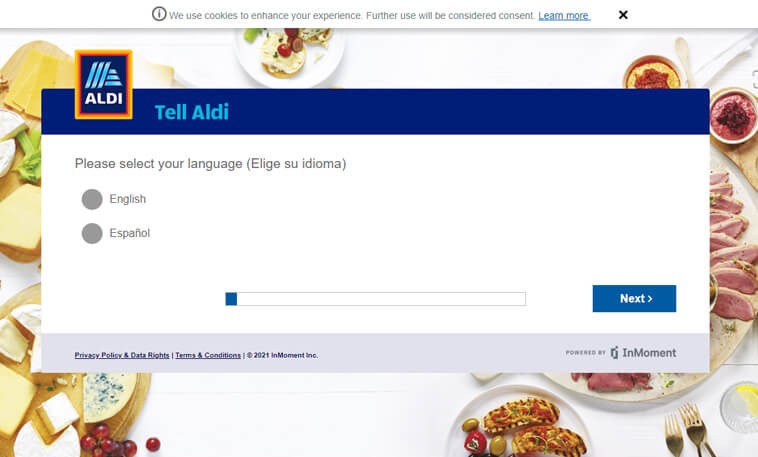 ALDI Customer Feedback Survey at www.tellaldi.us