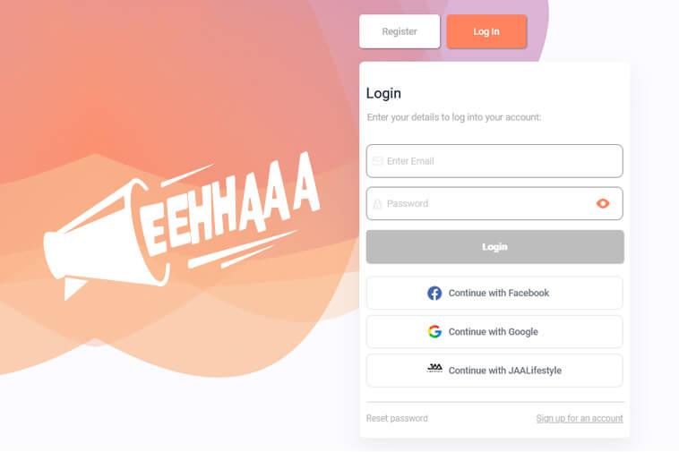 EEHHAAA: JAALifestyle Login Guide