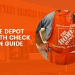 Home Depot Health Check